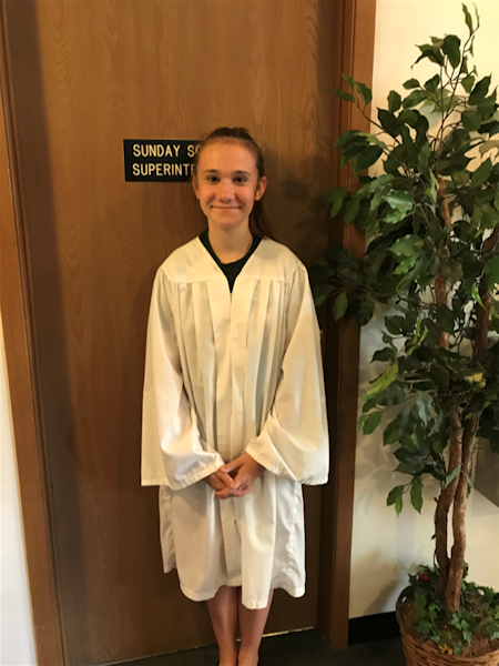 Hailey Mills, Baptized on June 30, 2019