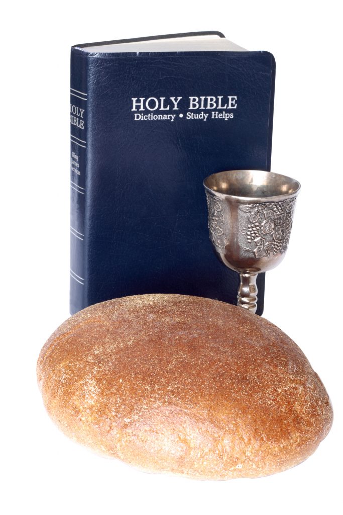 Bible, Chalice and Bread